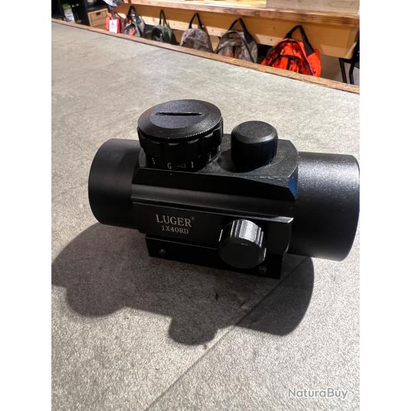 ENCHERES 1� - POINT ROUGE LUGER 1X40RD RAIL 11MM
