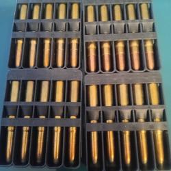 20 Balles Sellier & Bellot tbe 9,3x62 18,5g/286gr non recharg&eacute;es