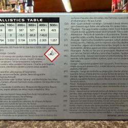 destockage boite abim&eacute; winchester 9.3x74R power-point 18.5g / 286 grain boite de 20 neuve