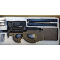 P90 M3 Tactical  Tan Aeg King Arms Tribute To GIGN