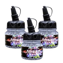 3X Biberons de 1500 BILLES ACIER BB - Cal 4.5 - POWAIR