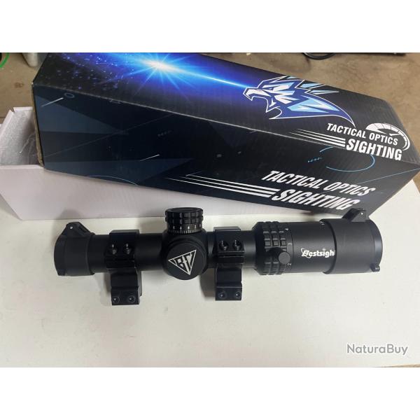 Lunette de vis�e Paike Tactique Optique  1-5x24 Vision Grand Angle