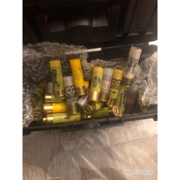 + de 30 balle cal 20, Sauvestre,  tunet, Rottweil, etc boite cadeau