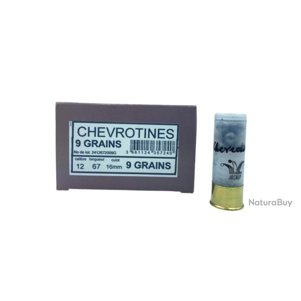 MUNITION X10 JOCKER CHEVROTINES 9 GRAINS 12/67