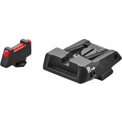 Hausse et guidon fluo r&eacute;glable LPA pour Glock 17 &agrave; 23 - 25 &agrave; 32 et 34