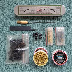KIT tir r&eacute;duit de loisir H&C Cal. 36 pour Revolver Poudre Noire