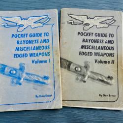 Pocket Guide to Bayonets and Miscellaneous Edged Weapons - Volumes I & II - Dan Ernst