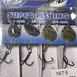 SET DE 4 CUILLERES AVEC TRIDENTS