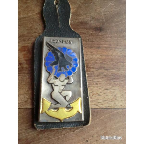 insigne �mail 420� BCS bon de commandement et soutien