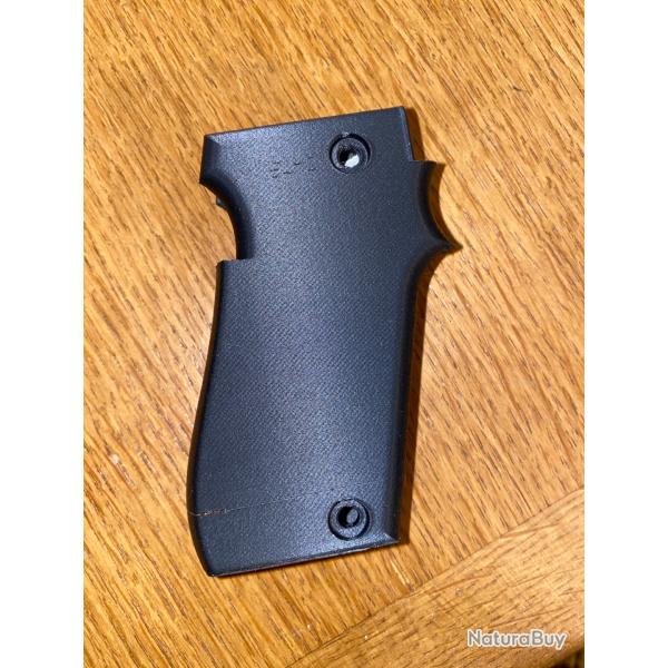 (N�8) Crosse noire ambidextre pour pistolet Unique 22lr mod�le D et E.
