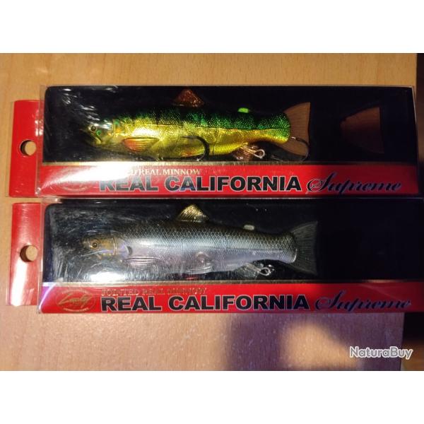 Lot leurres Real California Supreme Lucky Craft