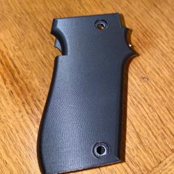 (N�7) Crosse noire ambidextre pour pistolet Unique 22lr mod&egrave;le D et E.