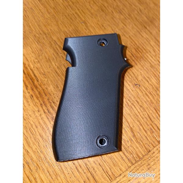 (N�7) Crosse noire ambidextre pour pistolet Unique 22lr mod�le D et E.