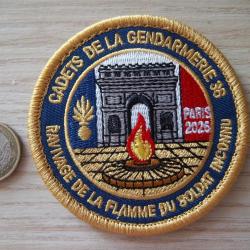 &eacute;cusson militaire 2026 Paris cadets gendarmerie insigne tissu