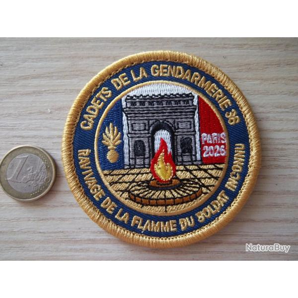 �cusson militaire 2026 Paris cadets gendarmerie insigne tissu
