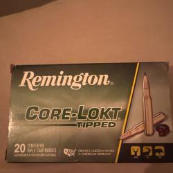 Balles remington core-lokt tipped 30 06 150 gr