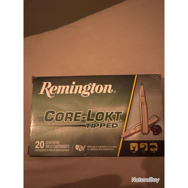 Balles remington core-lokt tipped 30 06 150 gr