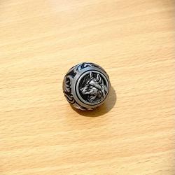 Boule de levier d'armement  " T&ecirc;te de Loup "