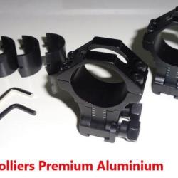 Colliers TIROPTIC TB1 hauteur r&eacute;glable pour rail 11mm