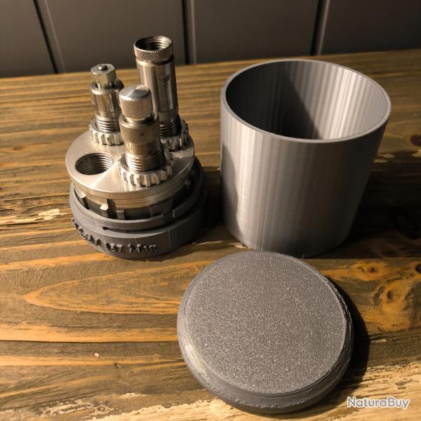 Bo�te de rangement ronde pour jeux d'outils (outils non inclus)