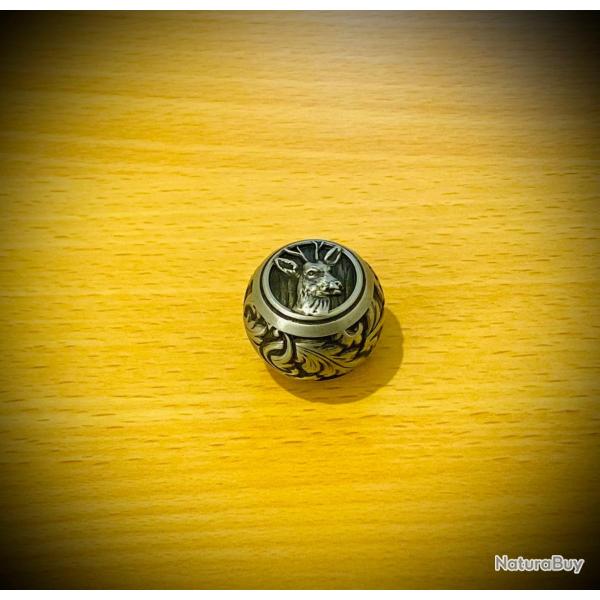 Boule de levier d'armement  " T�te de chevreuil "