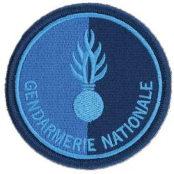 Ecusson - Gendarmerie Nationale Basse visibilit&eacute; Bleu