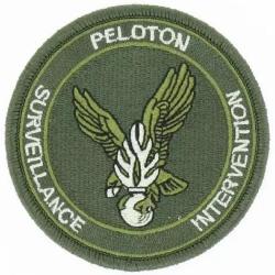 Ecusson Gendarmerie - PSIG Basse visibilit&eacute; Vert