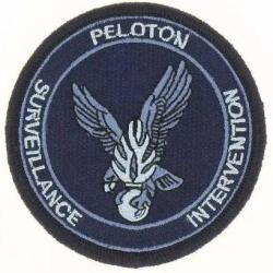 Ecusson Gendarmerie - PSIG Basse visibilit&eacute; Bleu