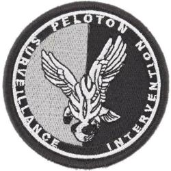 Ecusson Gendarmerie - PSIG Basse visibilit&eacute; Noir