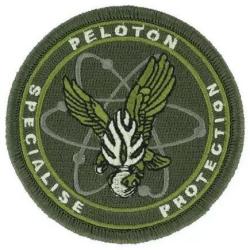 Ecusson Gendarmerie - PSP Basse visibilit&eacute; Vert