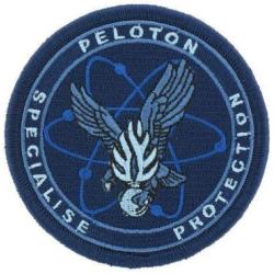 Ecusson Gendarmerie - PSP Basse visibilit&eacute; Bleu