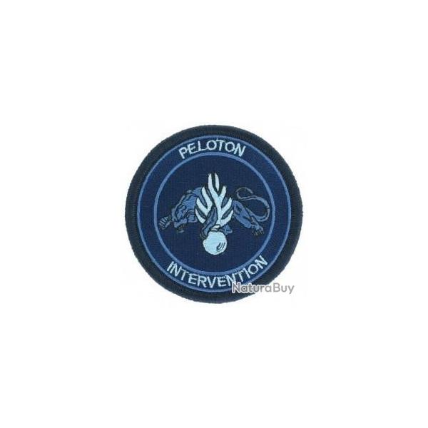 Ecusson Gendarmerie - Peloton Intervention Basse visibilit� Bleu