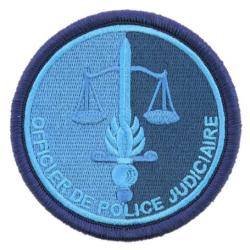 Ecusson Gendarmerie - OPJ Basse visibilit&eacute; Bleu