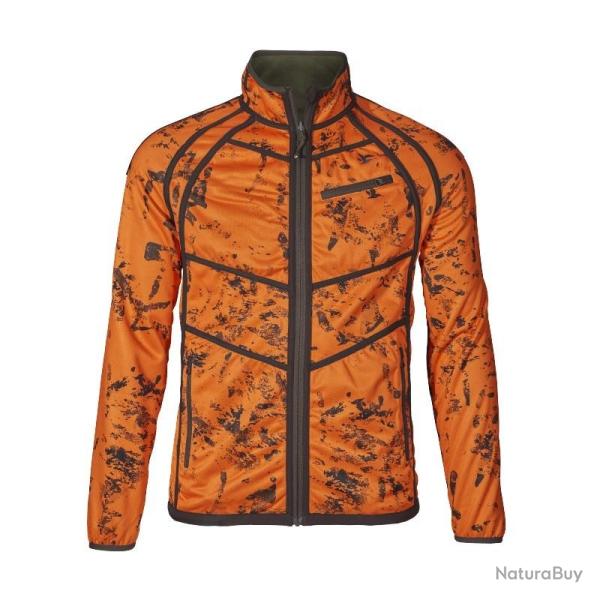 Polaire Homme Seeland Vantage R�v�rsible - Kaki/Orange