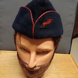 Ancien calot de pompier - grade sapeur - ann&eacute;es 50