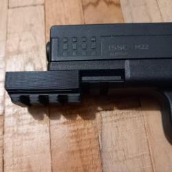 Rails picatinny pour ISSC M22 9MM PAK