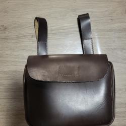 Petite sacoche ball trap cuir neuf