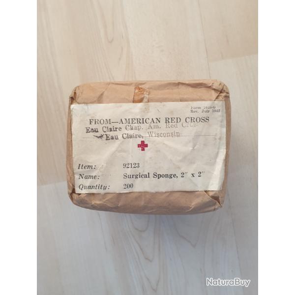 Paquet de 50 compresses American Red Cross (182.M)