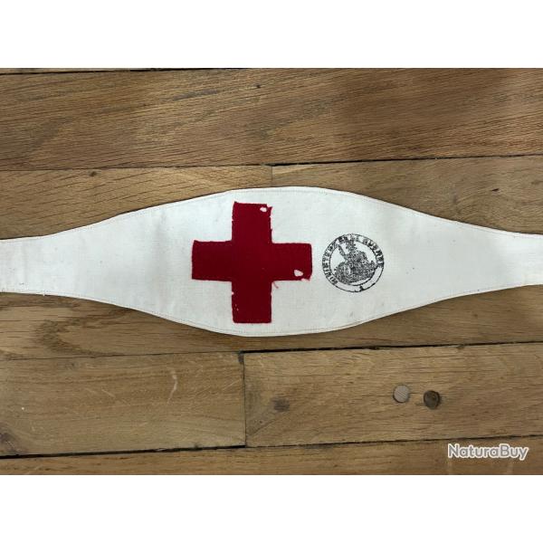 BRASSARD MILITARIA CROIX ROUGE