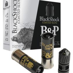 Cartouches Slug B&P BIG GAME BLACK SHOCK CAL : 12/70 (X10)