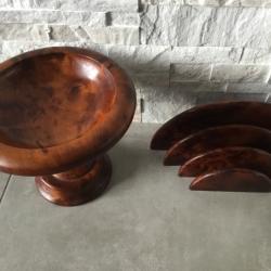 Jolie ensemble de bureau Ronce de Noyer