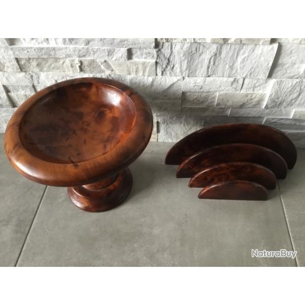 Jolie ensemble de bureau Ronce de Noyer