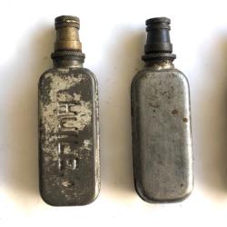 Lot de 4 burettes, huilier, m&eacute;tallique MAS 36