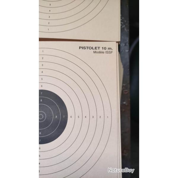 Cibles 10m pistolet