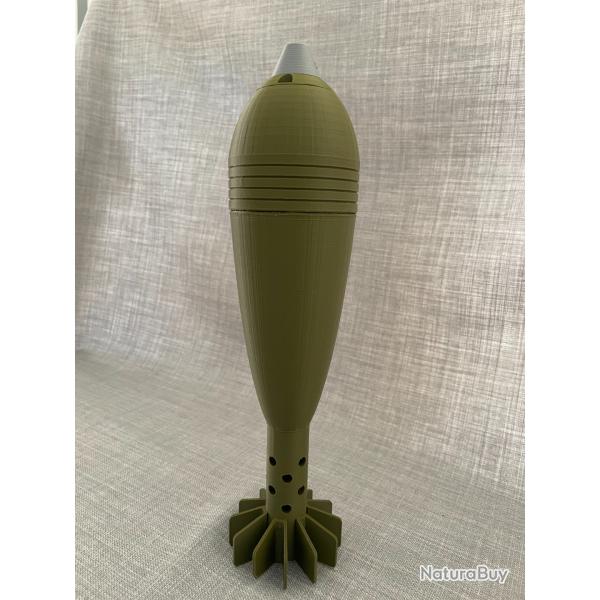 Obus Wgr 34 de 39/45 � l'�chelle 1 r�alis� en 3D (R�plique inoffensive )