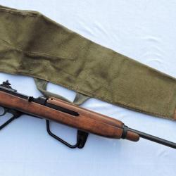 RARE ETUI de TRANSPORT CARABINE U.S. M1.A1 CROSSE PLIANTE FRANCE dat&eacute;e  AVRIL 1956