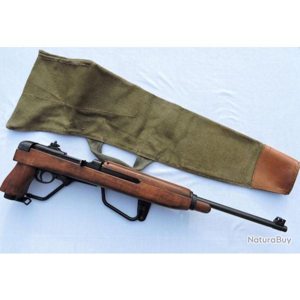 RARE ETUI de TRANSPORT CARABINE U.S. M1.A1 CROSSE PLIANTE FRANCE dat�e  AVRIL 1956