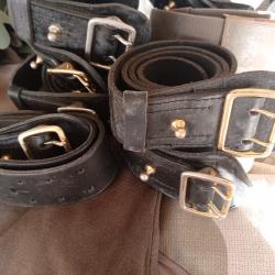 Ceinturon cuir gendarmerie