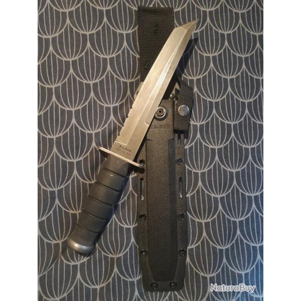 Ka-bar tanto 1245 made in USAAcier carbone 1095 crovan