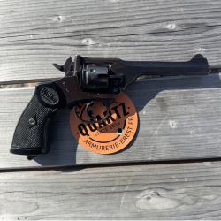 OCCASION - Revolver WEBLEY & SCOTT Mark IV Canon 5 pouces Cal. 38 S&W "WAR FINISH" WWII - GRADE A+ 2